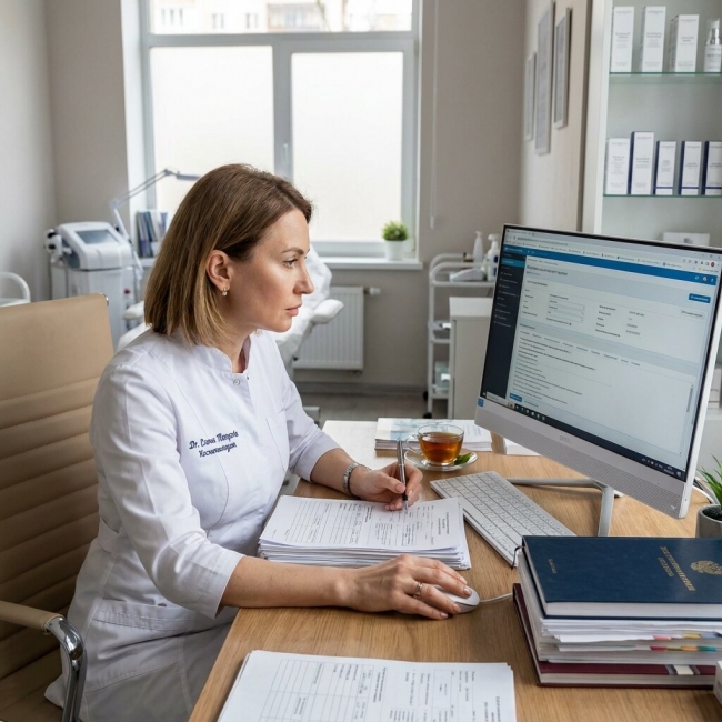 Разработка форм и ведение медицинской документации в косметологической практике: обучение в Ярославле