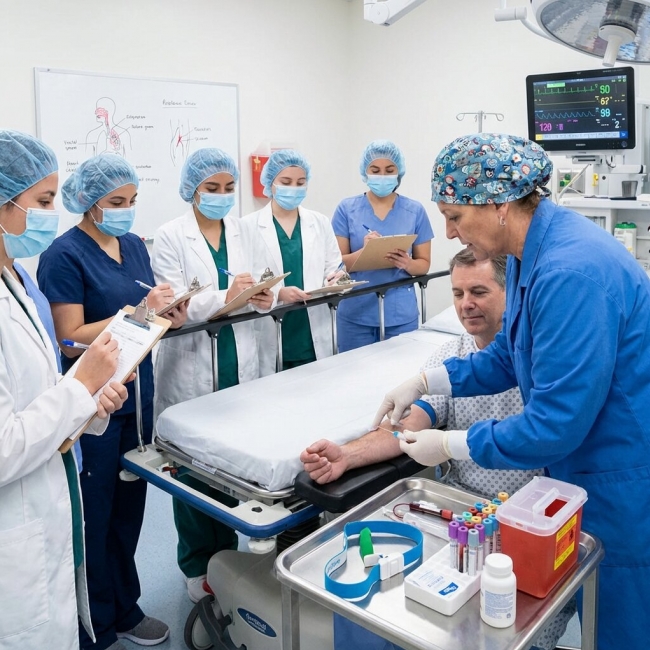 Техники забора крови из вены: обучение в Ярославле